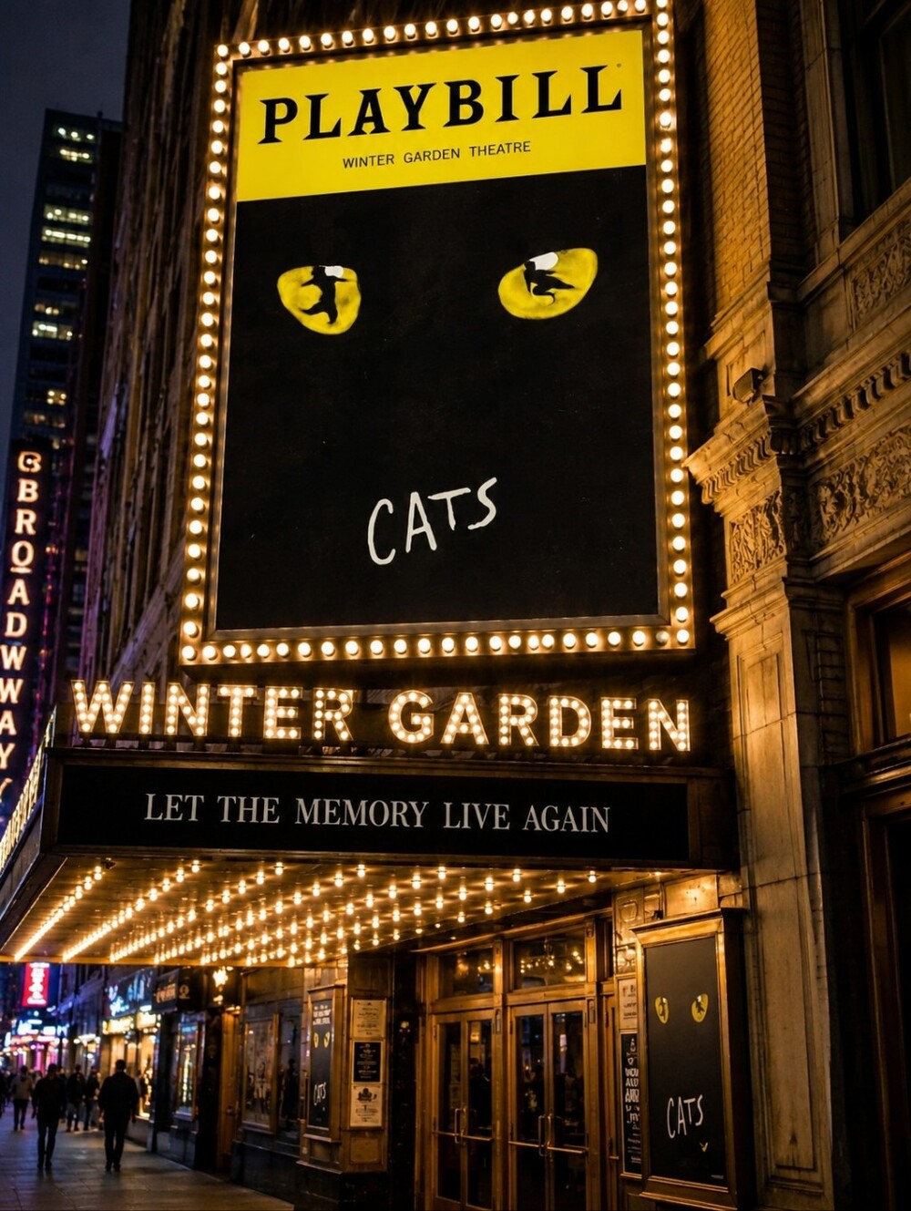 Vintage CATS Broadway Playbill Program Winter Garden Theatre Musical Memorabilia